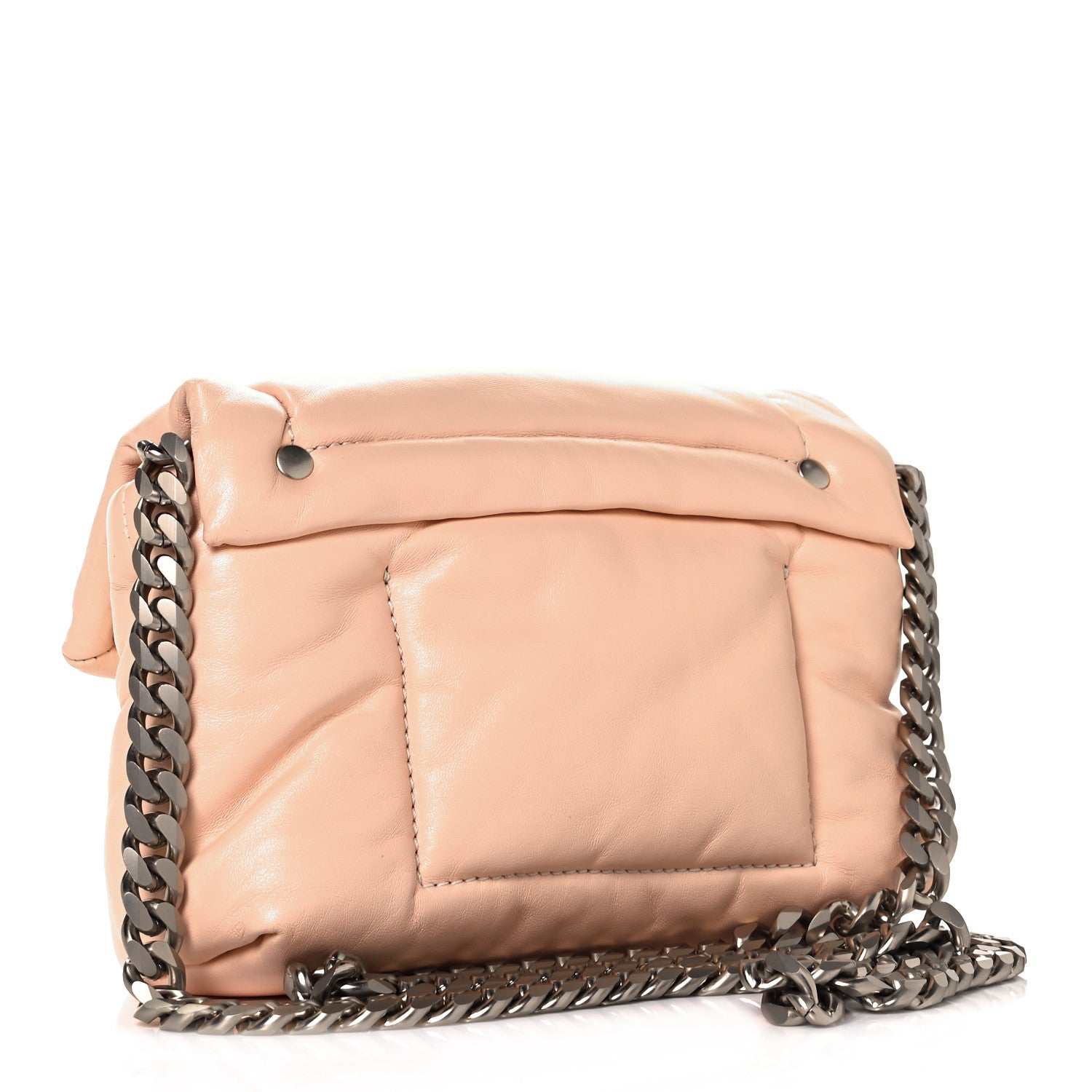 Proenza Schouler Lambskin PS Harris Small Shoulder Bag Peach 3 of 8
