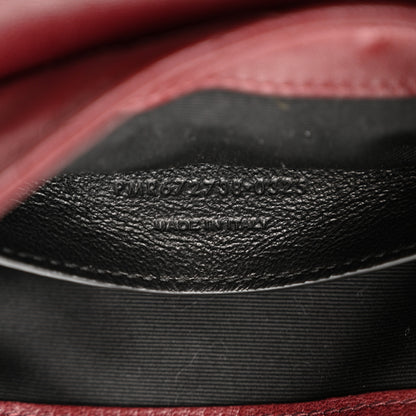 Saint Laurent Lambskin Quilted Monogram Mini Nolita Rouge Cabernet 7 of 14