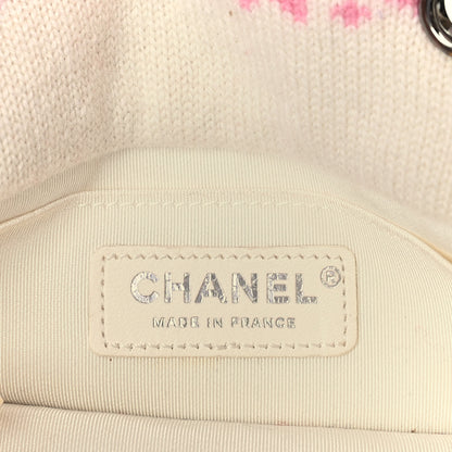 Chanel Cashmere Knit Extra Mini Single Flap White Multicolor 10 of 18