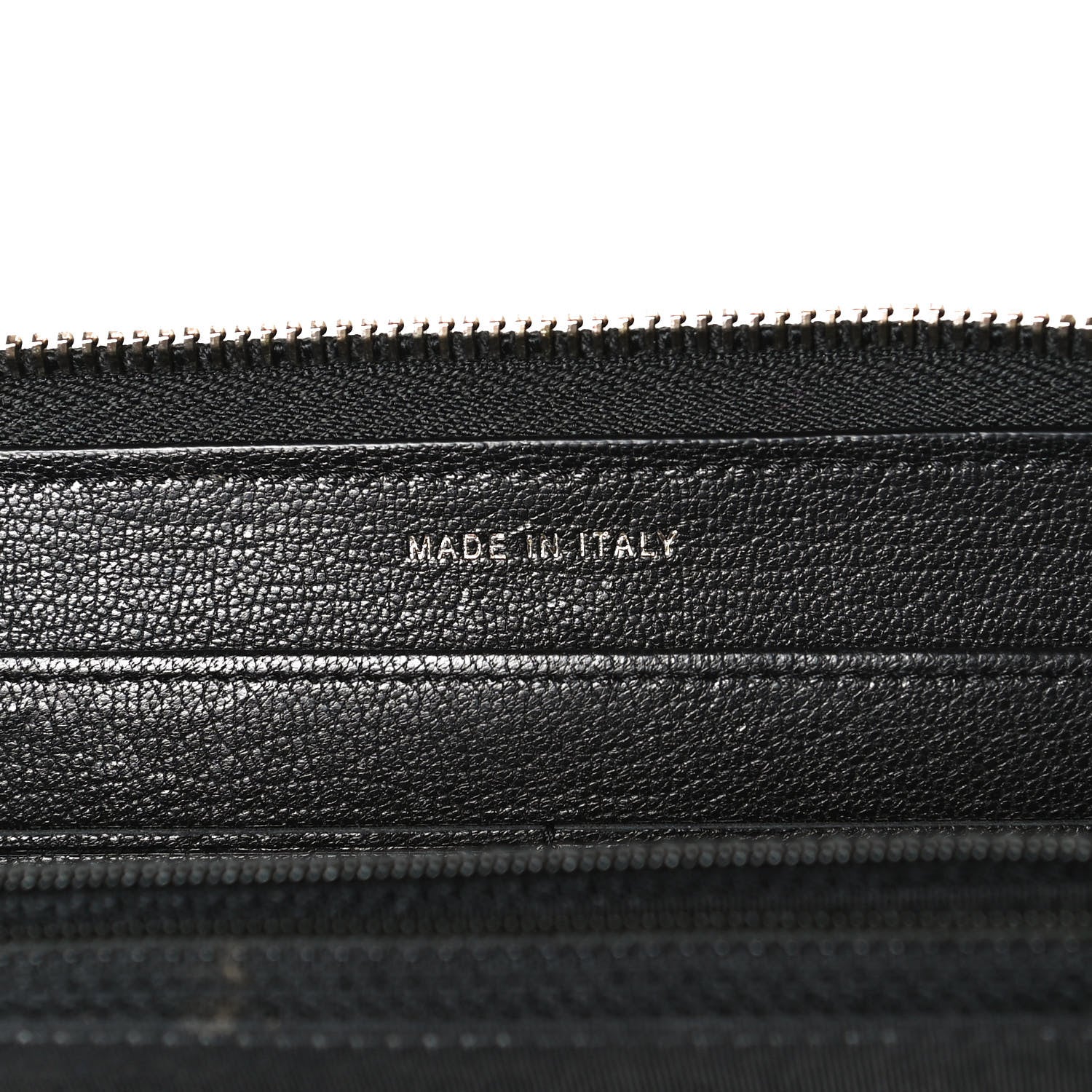 Chanel Patent Quilted Large Gusset Zip Around Wallet Black 7 of 11