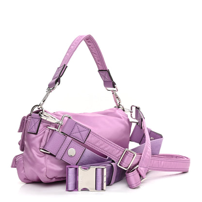 Fendi Econyl Cuoio Romano Multipocket Baguette Agapanto 3 of 10