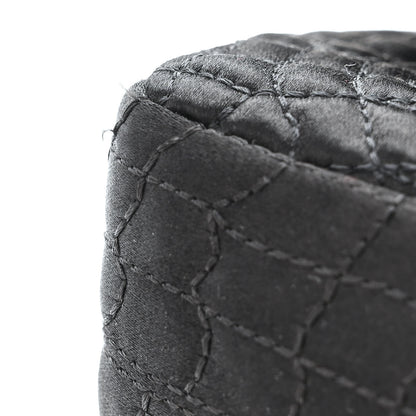 Chanel Satin Coco's Croc 2.55 Reissue East West Flap Black 11 of 12