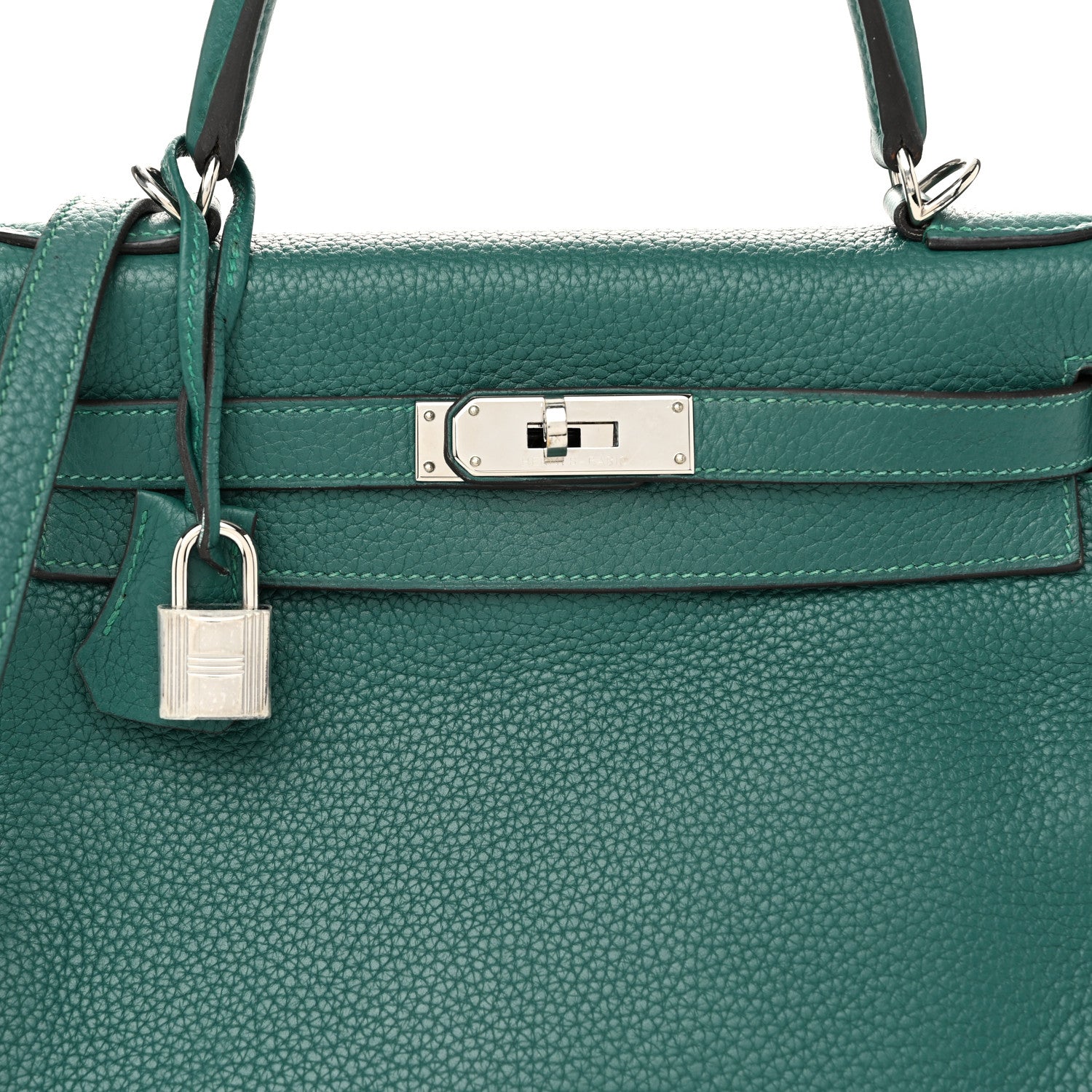 Hermes Togo Kelly Retourne 28 Malachite 8 of 10