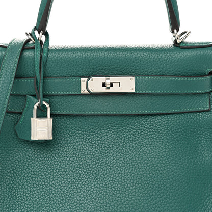 Hermes Togo Kelly Retourne 28 Malachite 8 of 10