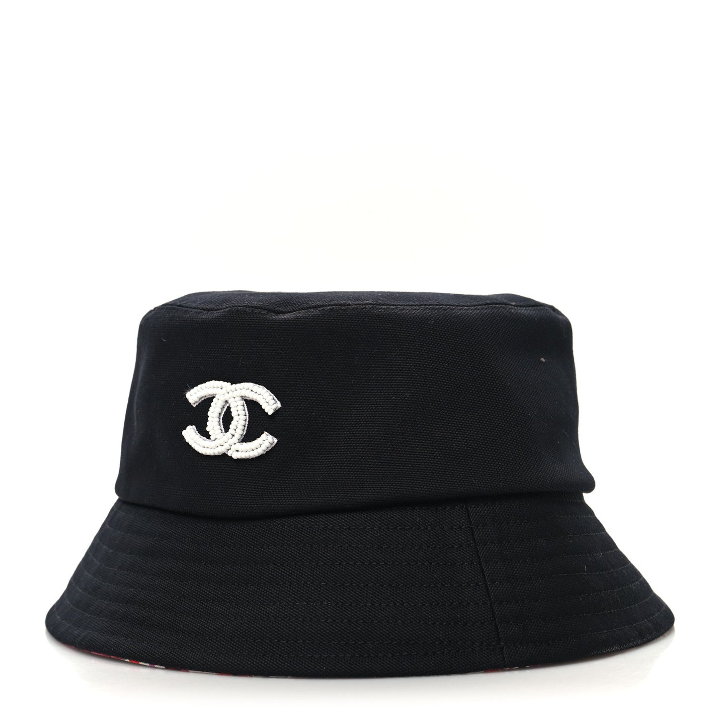 Cotton Pearl CC Bucket Hat M Black