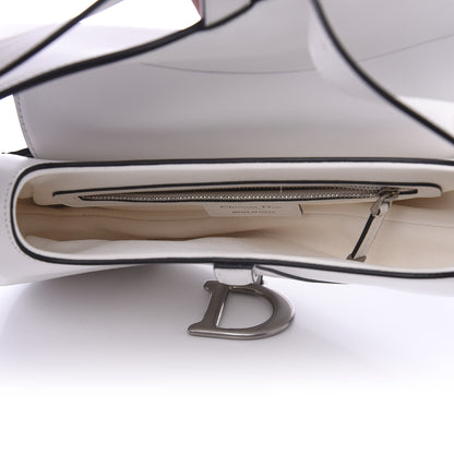 Christian Dior Calfskin Saddle Bag White 5 of 11