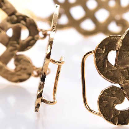 Chanel Hammered Chain Belt Gold 4 of 6