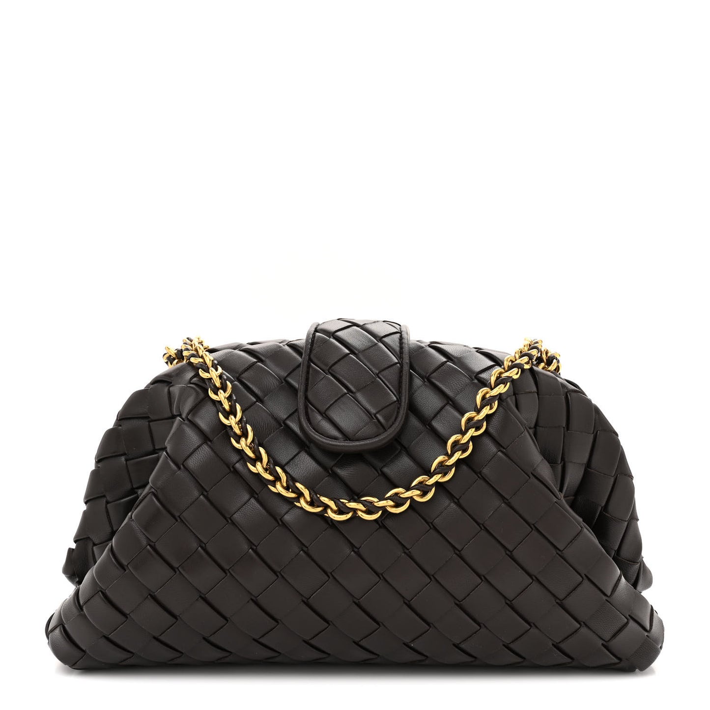 Nappa Intrecciato Teen The Lauren 1980 Clutch With Chain Fondant
