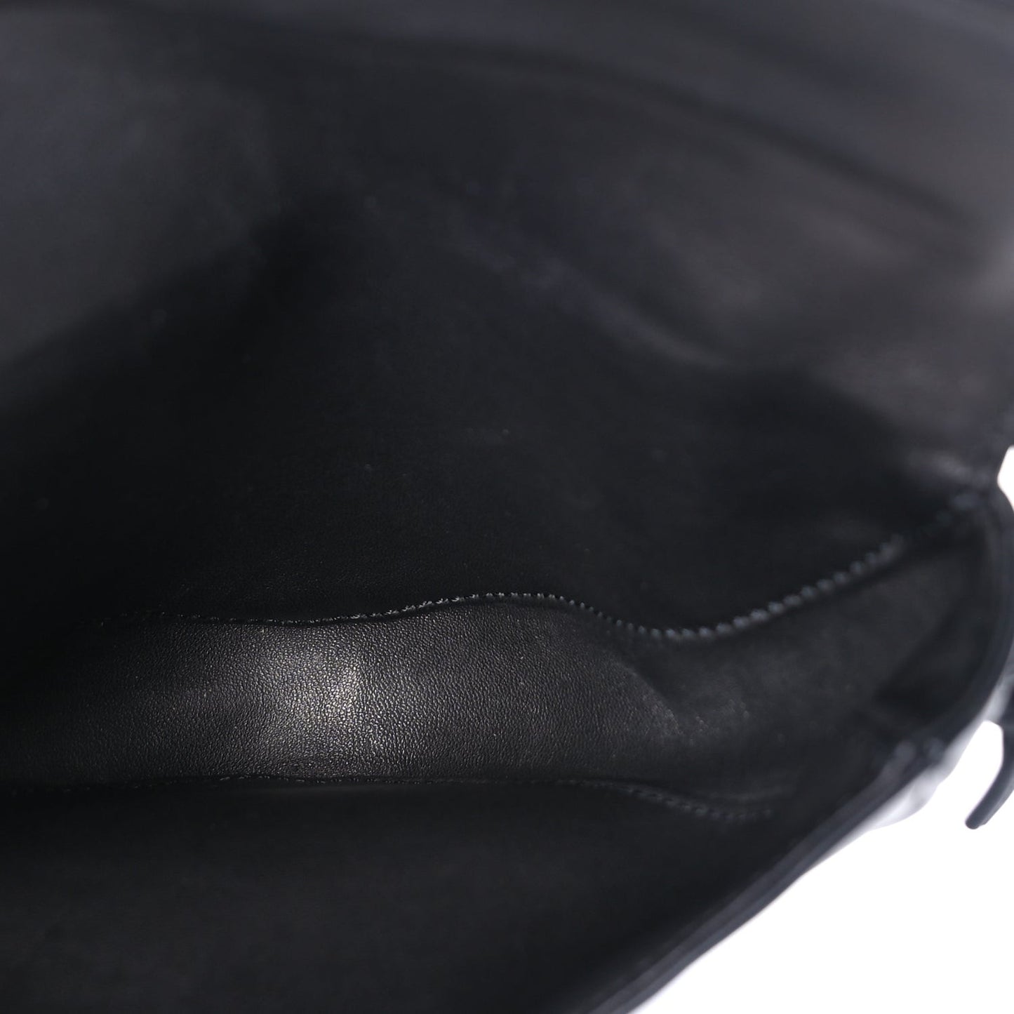 Smooth Calfskin Triangle Crossbody Bag Black