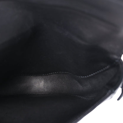 Celine Smooth Calfskin Triangle Crossbody Bag Black 4 of 7