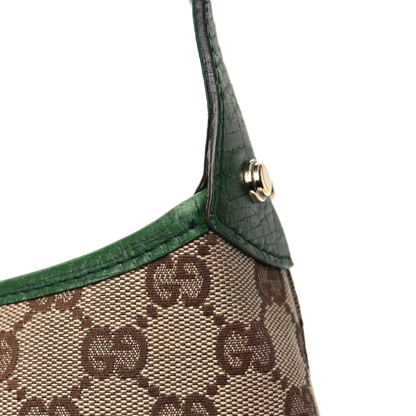 Monogram Web Junco Small Hobo Green