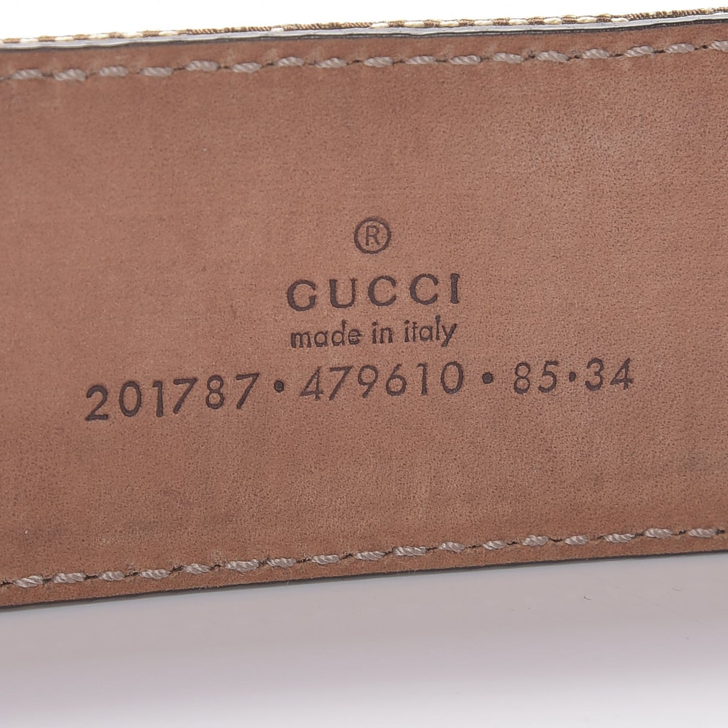 Monogram Belt 85 34 Black