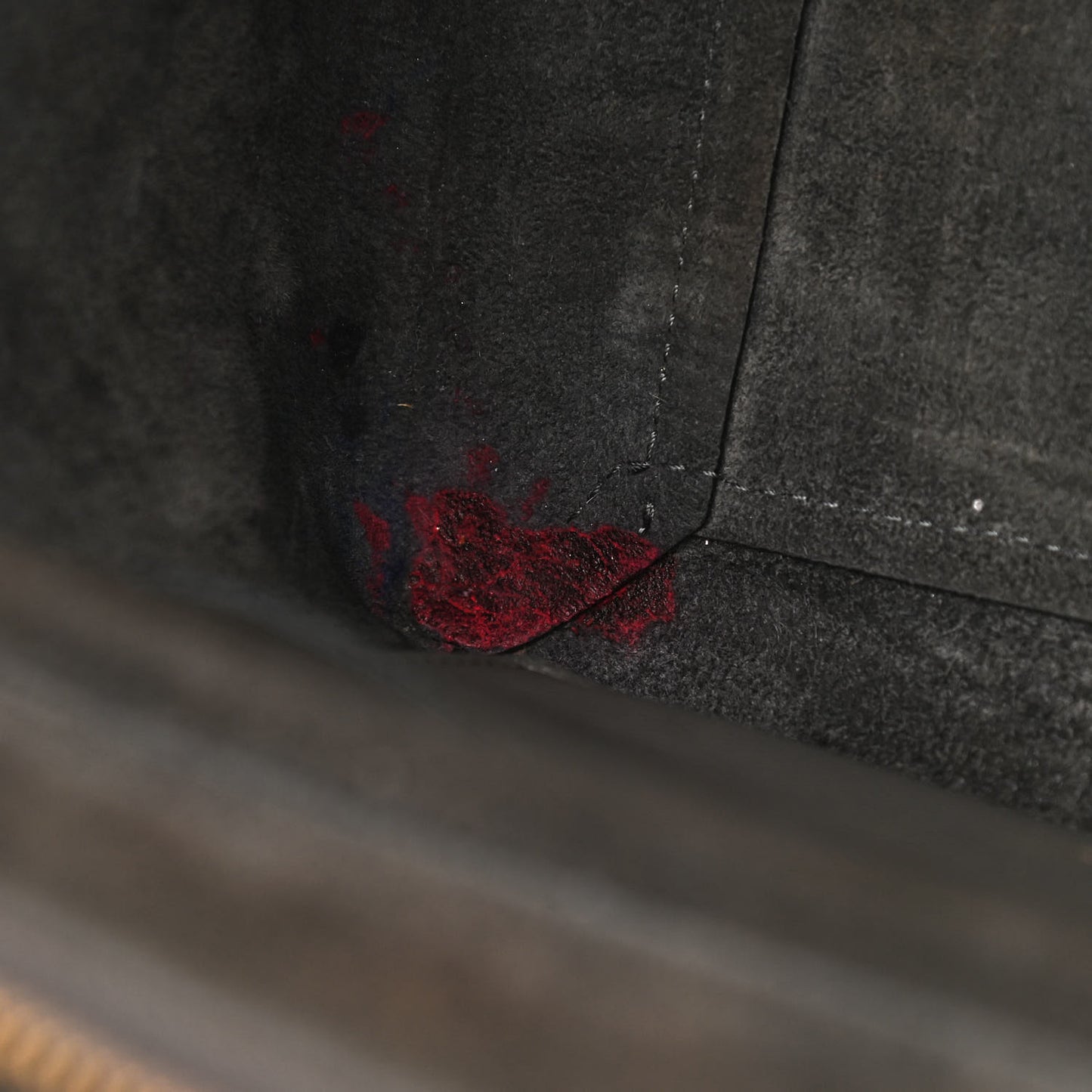 Baby Grained Calfskin Micro Belt Bag Grey