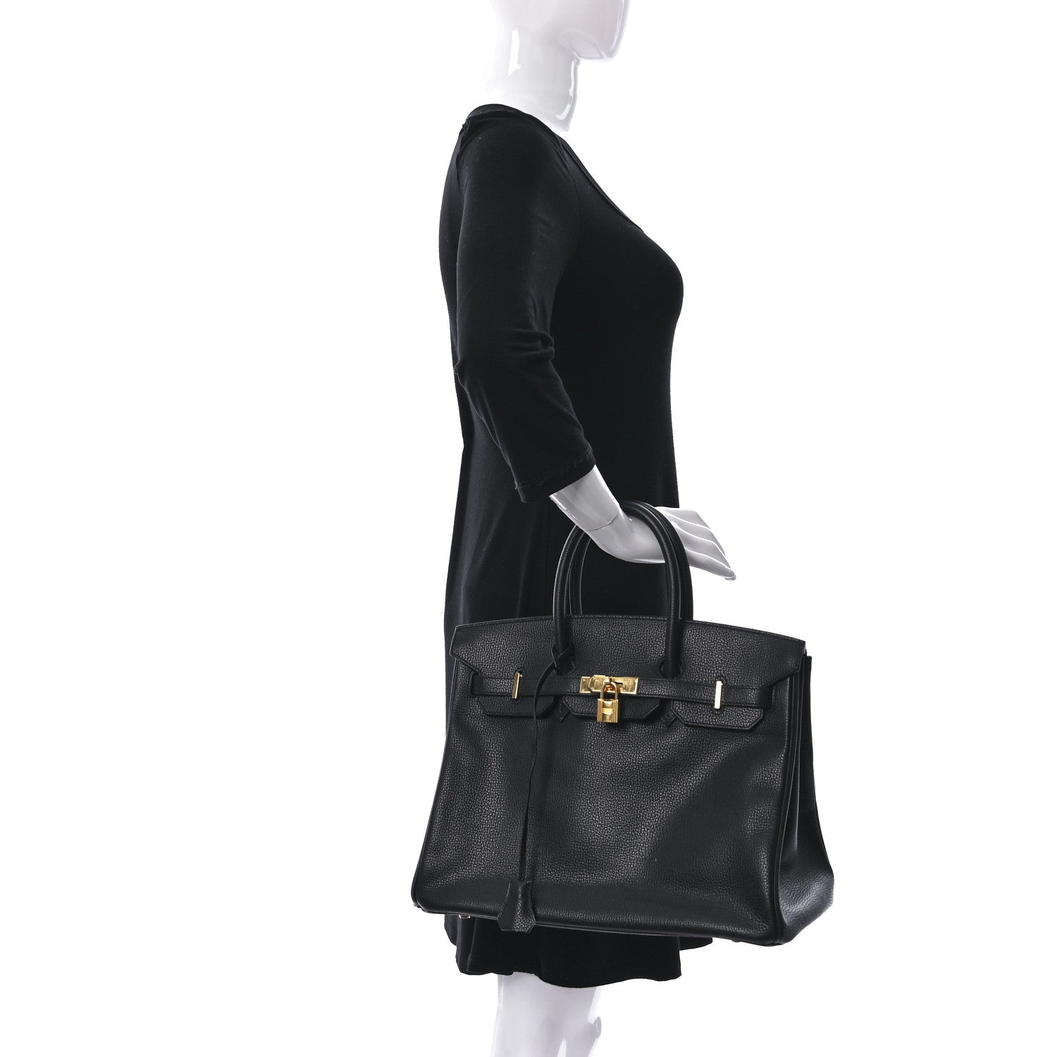 Hermes Ardennes Birkin 35 Black 2 of 10