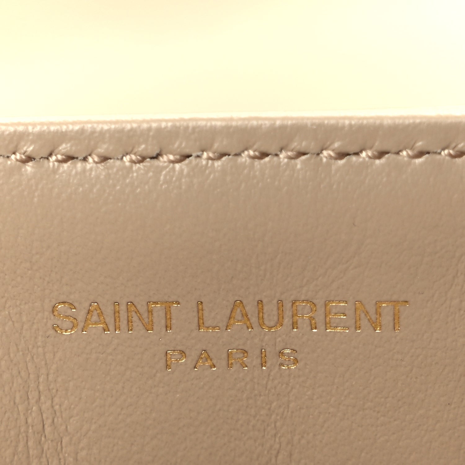 Saint Laurent Calfskin Y Quilted Monogram Toy Loulou Crossbody Bag Dark Beige 5 of 8