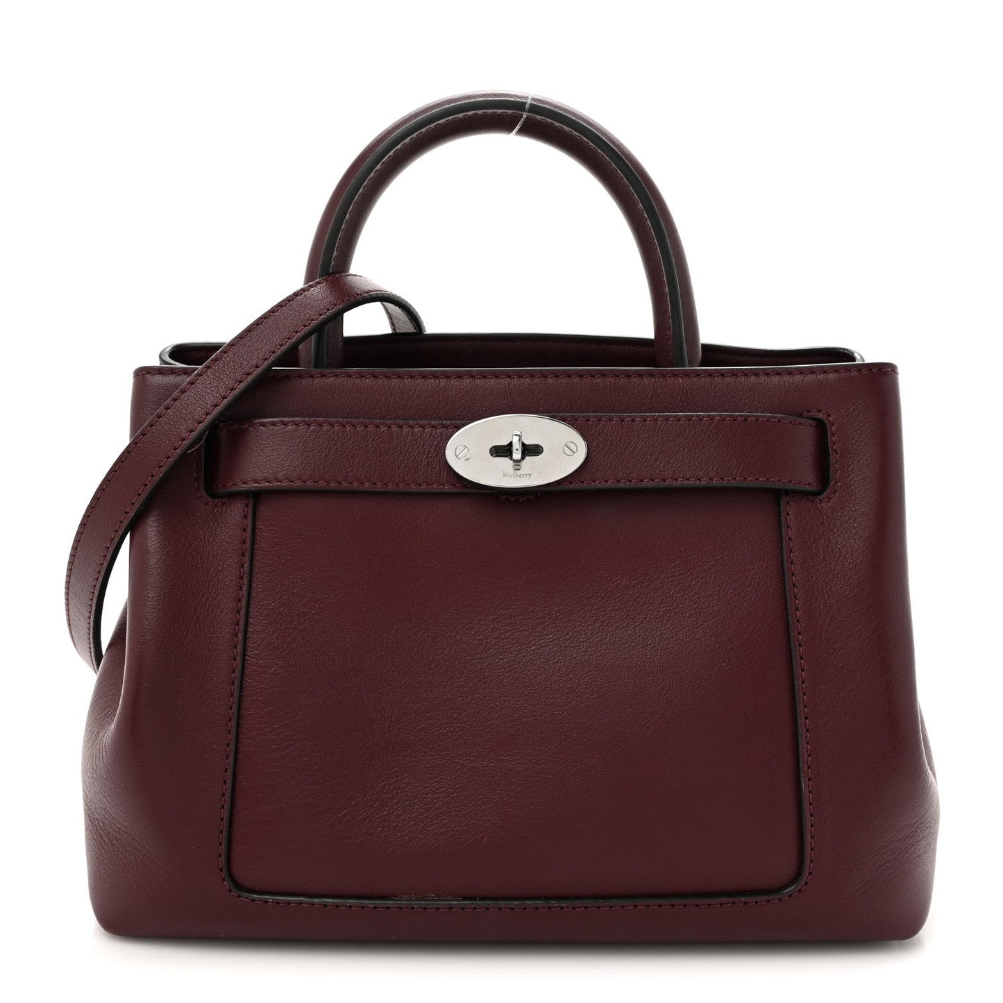 Silky Calfskin Small Islington Black Cherry