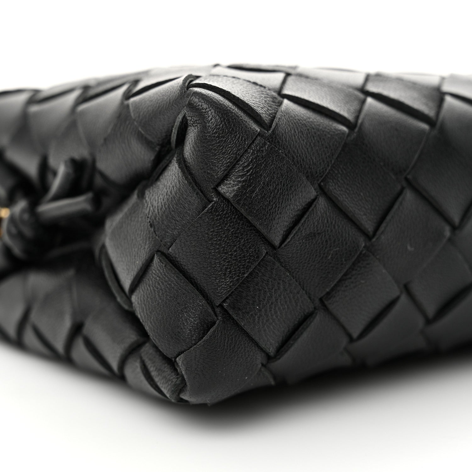 Bottega Veneta Nappa Intrecciato Loop Baguette Bag Black 8 of 9