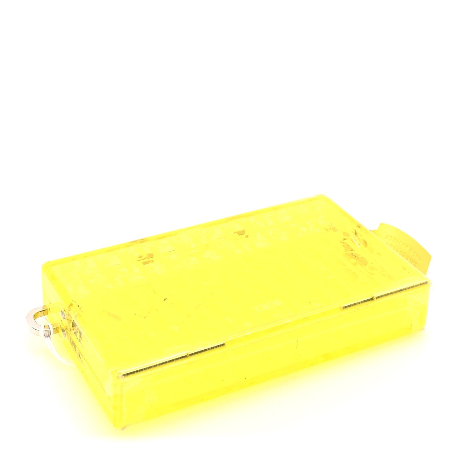Christian Dior X RIMOWA Plexiglass Pouch Translucent Yellow 3 of 8