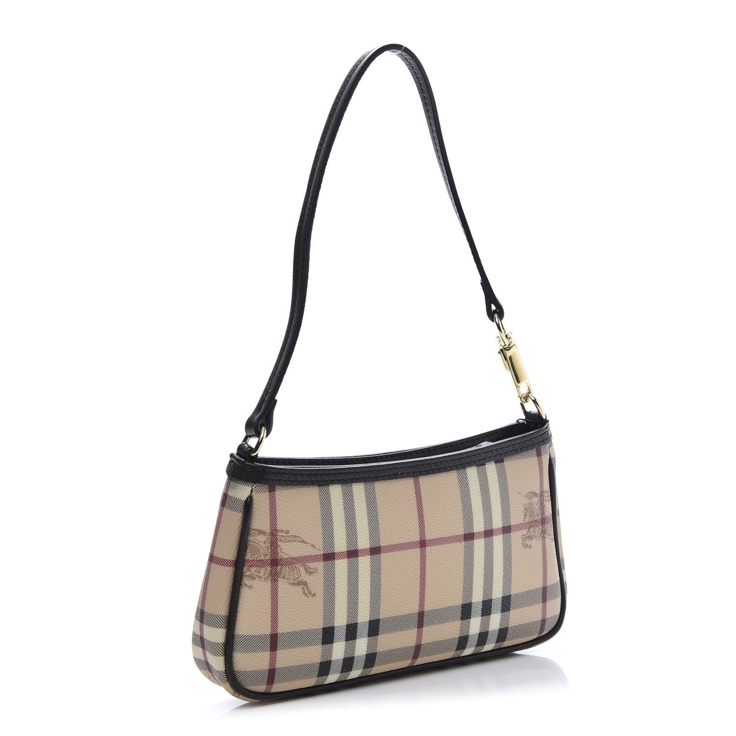 Burberry Haymarket Check Sling Bag Chocolate 3 of 10