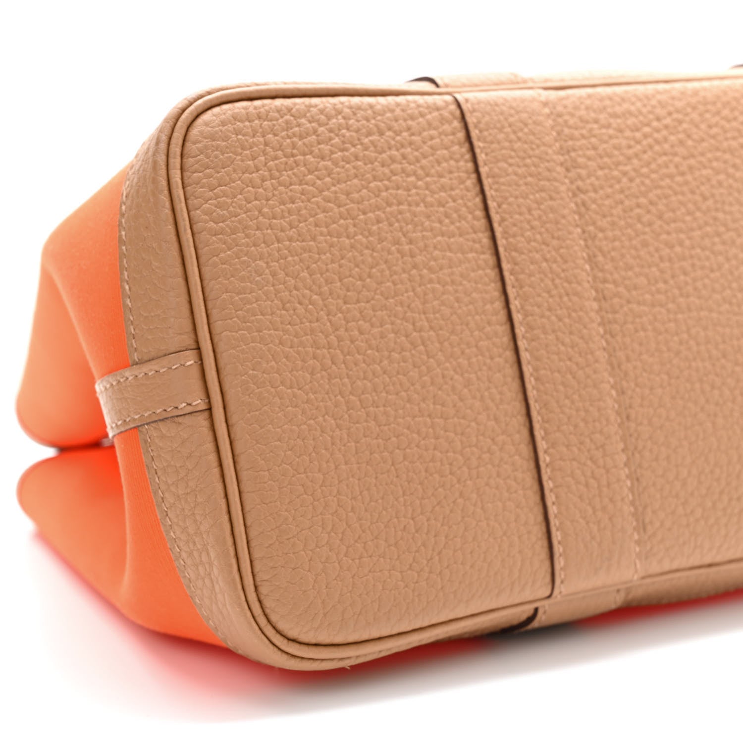 Hermes Toile Militaire Vache Country Garden Party 30 TPM Orange Chai 8 of 15