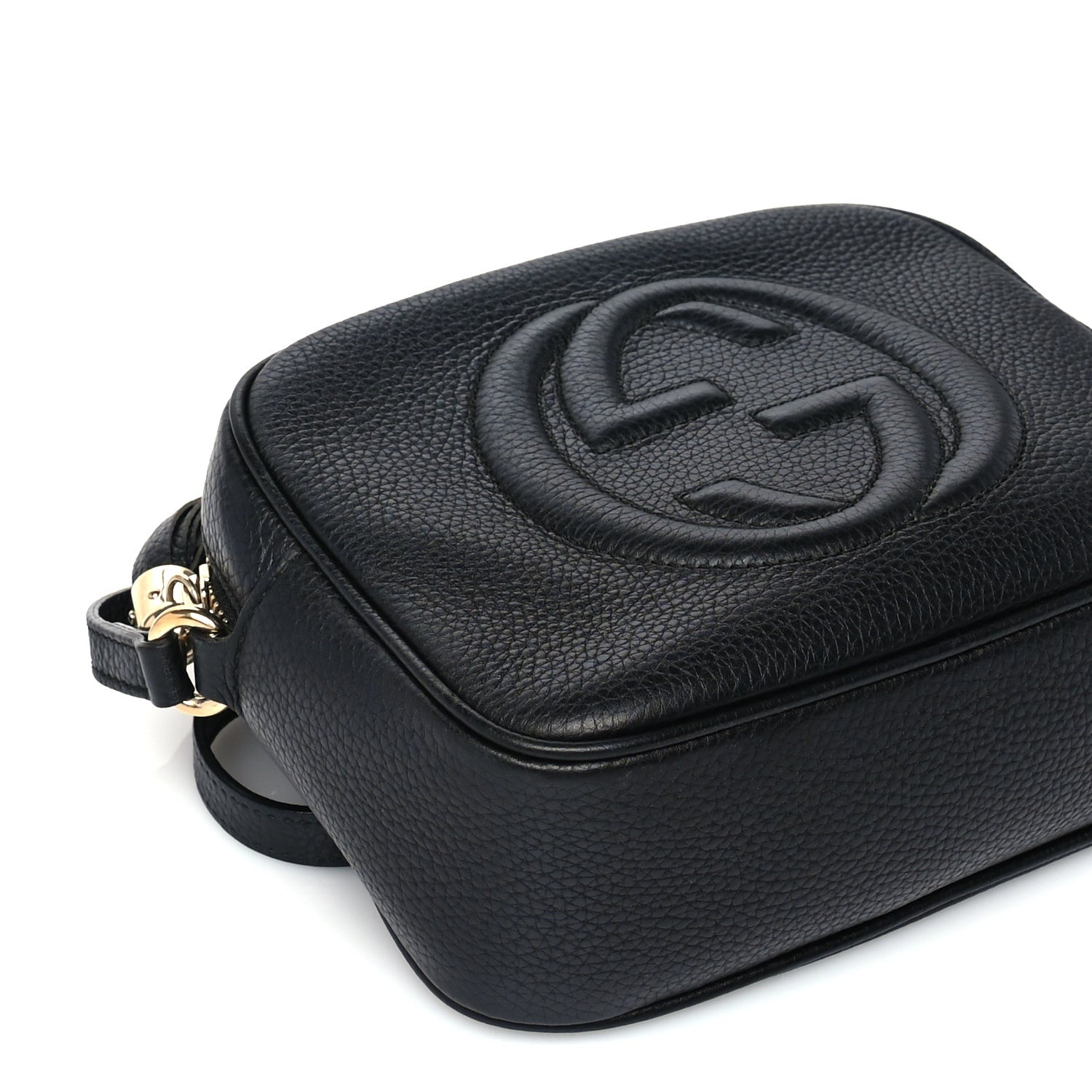Gucci Pebbled Calfskin Small Soho Disco Bag  Black 8 of 9