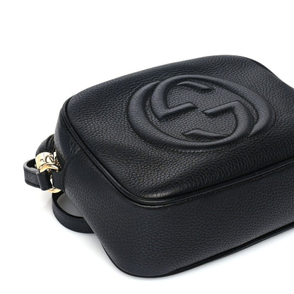 Gucci Pebbled Calfskin Small Soho Disco Bag  Black 8 of 9