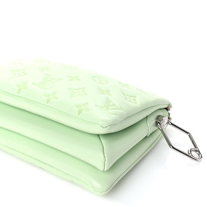 Louis Vuitton Lambskin Embossed Monogram Coussin BB Green 8 of 8