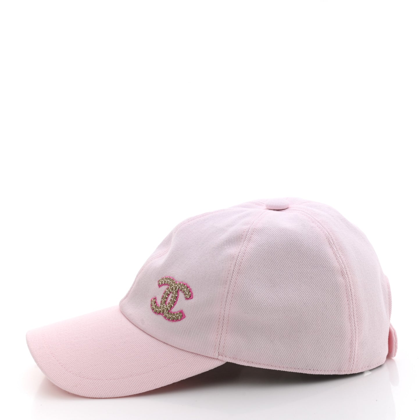 Cotton Sequin CC Cap Hat Light Pink
