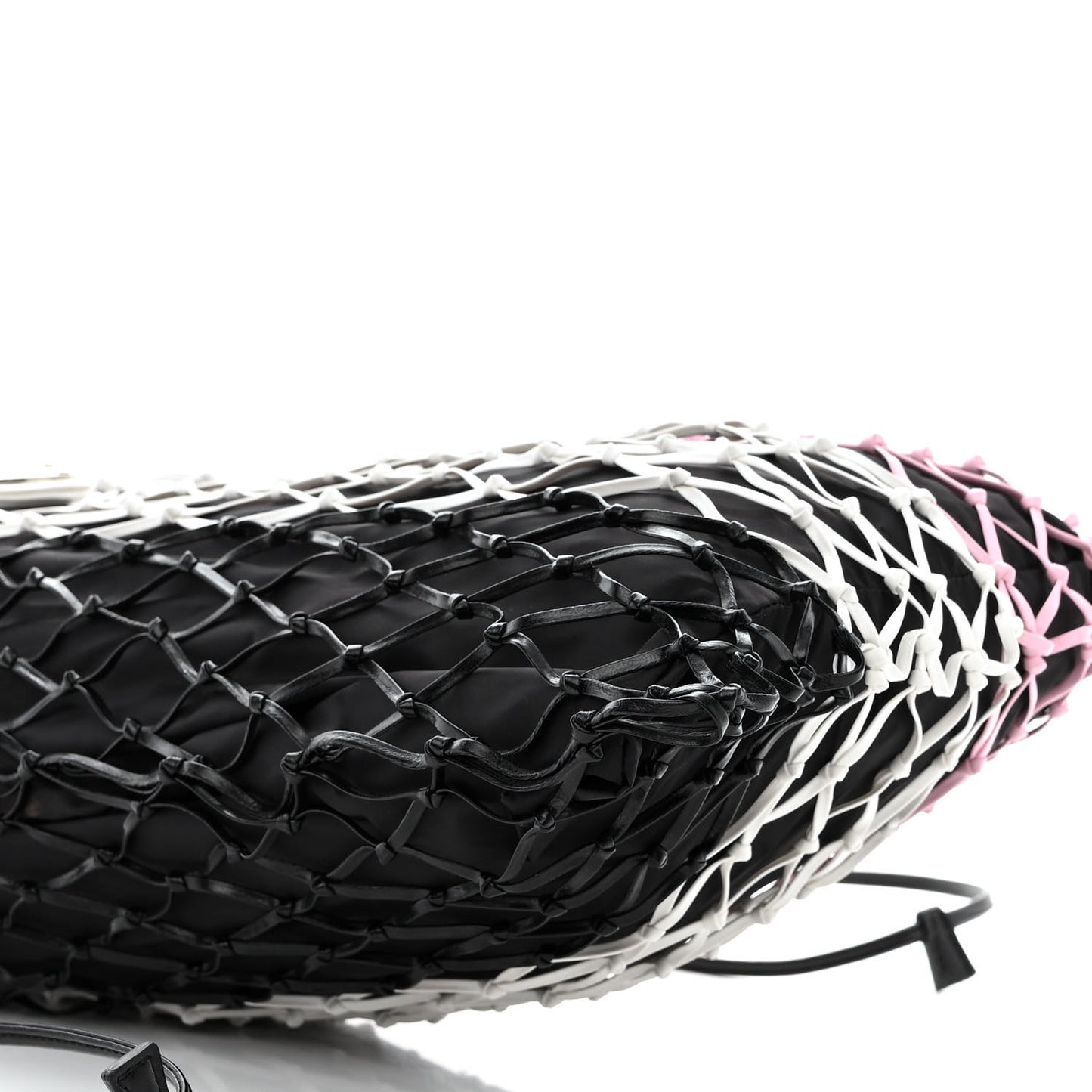 Tessuto Nylon Net Tote Black Multicolor