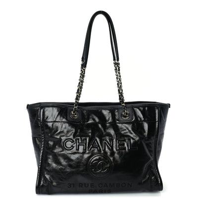 Chanel Glazed Calfskin Small Deauville Tote 1 of 9