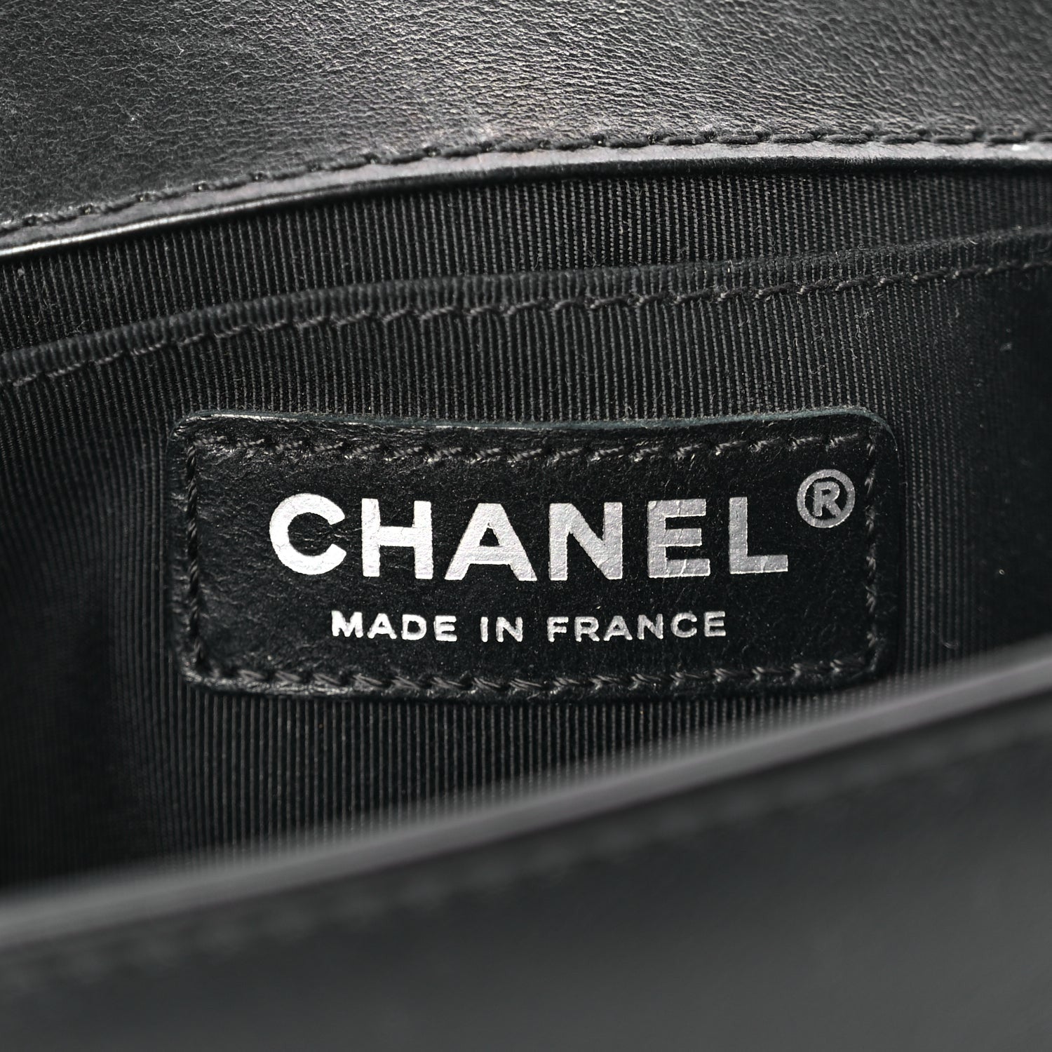 Chanel Goatskin Quilted Medium Boy Top Handle Flap Black 5 of 9