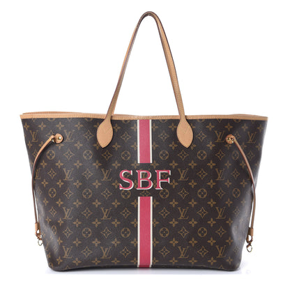 Louis Vuitton Monogram My LV Heritage Neverfull GM Fuchsia White 1 of 10