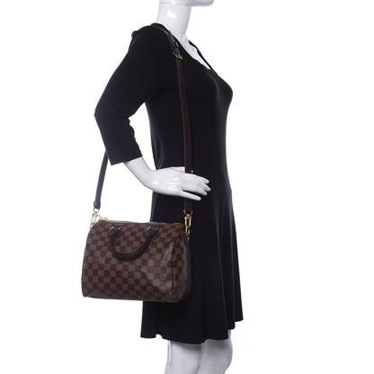 Louis Vuitton Damier Ebene Speedy Bandouliere 25 2 of 11