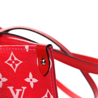 Louis Vuitton Monogram Escale Onthego GM Rouge 13 of 15