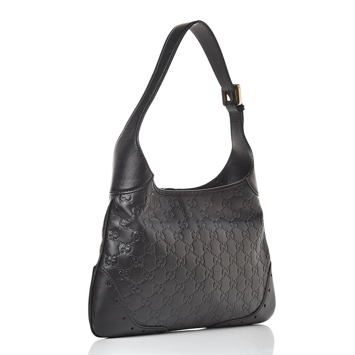 Guccissima Punch Hobo Black
