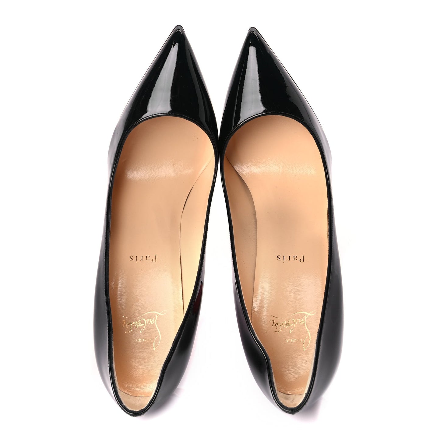 Christian Louboutin Patent Pigalle 100 Pumps 40.5 Black