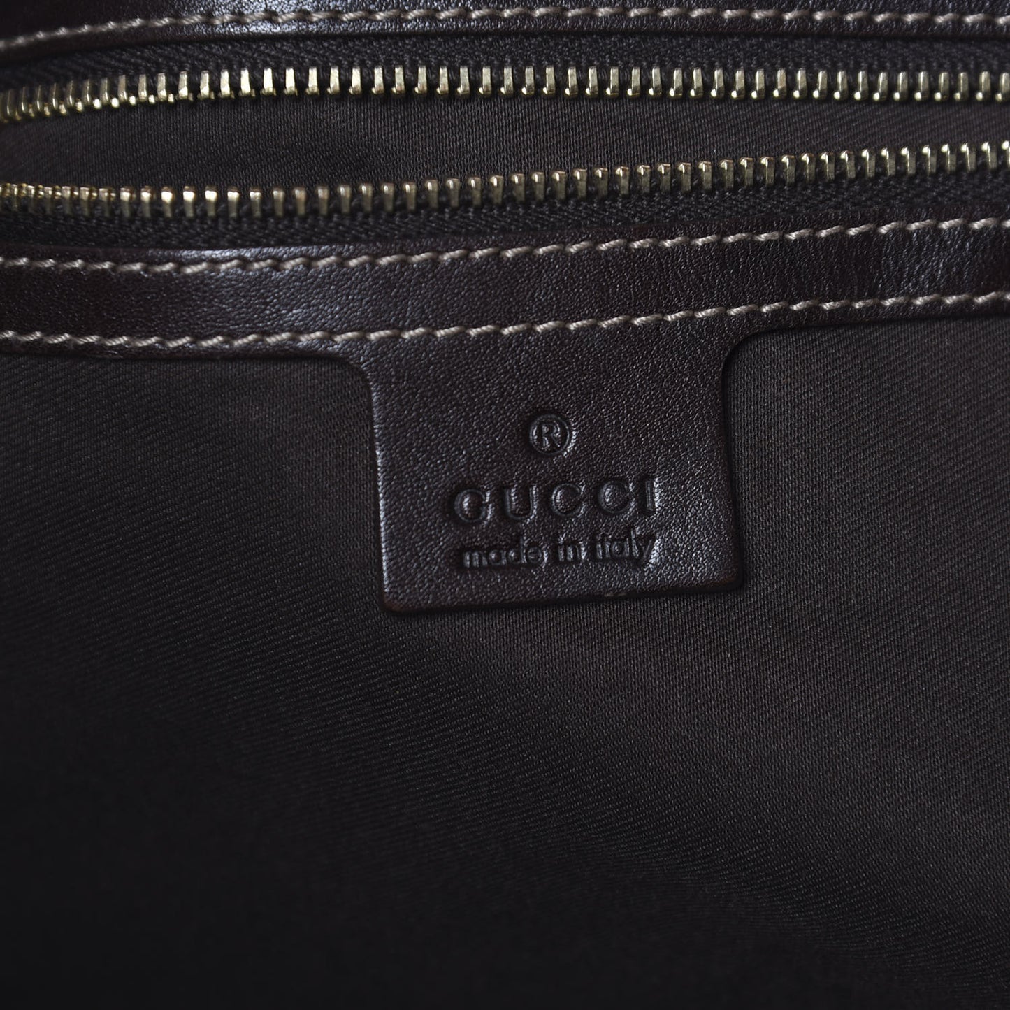 Monogram Large Positano Tote Brown