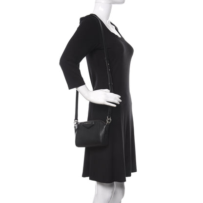 Givenchy Sugar Goatskin Nano Antigona Black 2 of 9