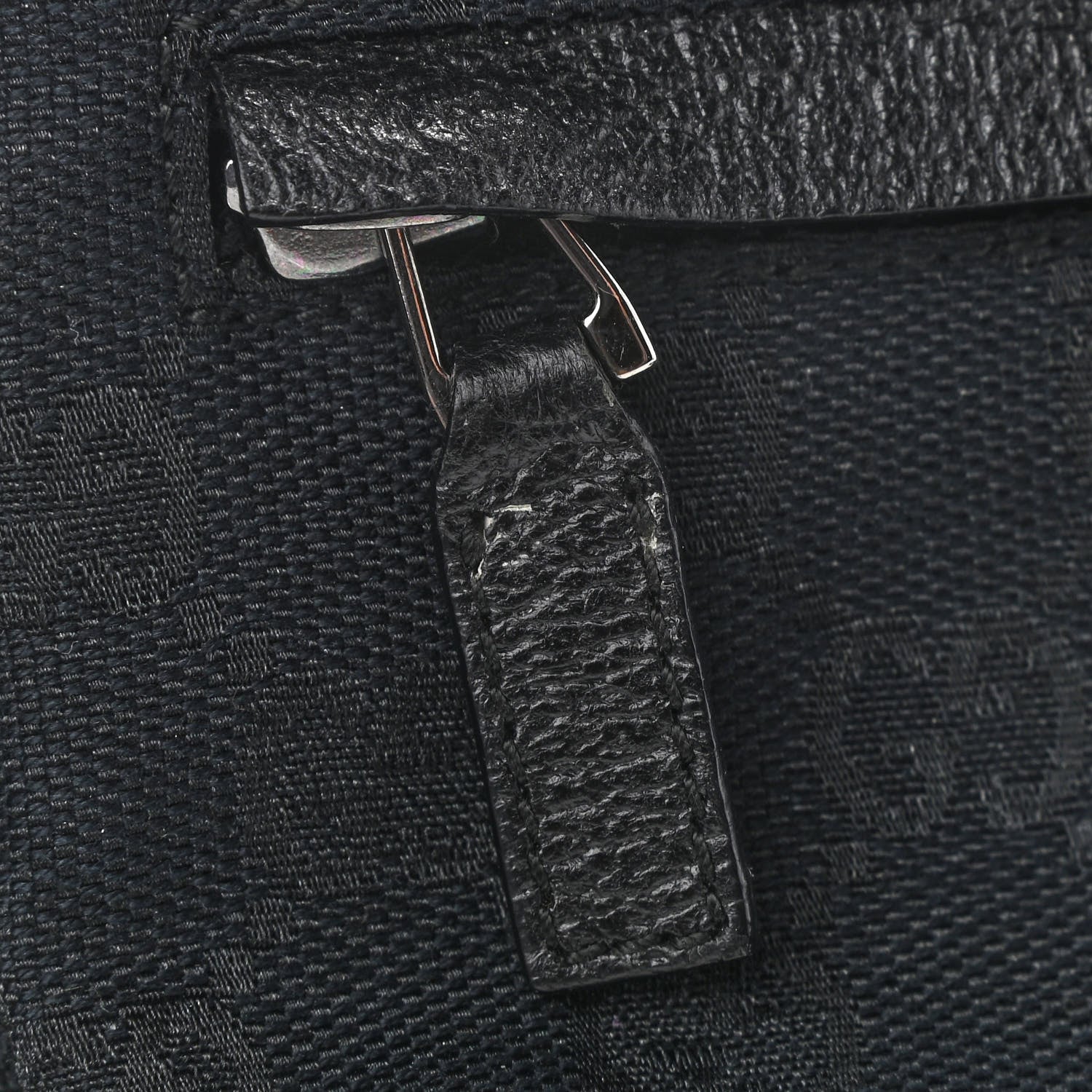 Gucci GG Monogram Double Pocket Belt Bag Black 6 of 8