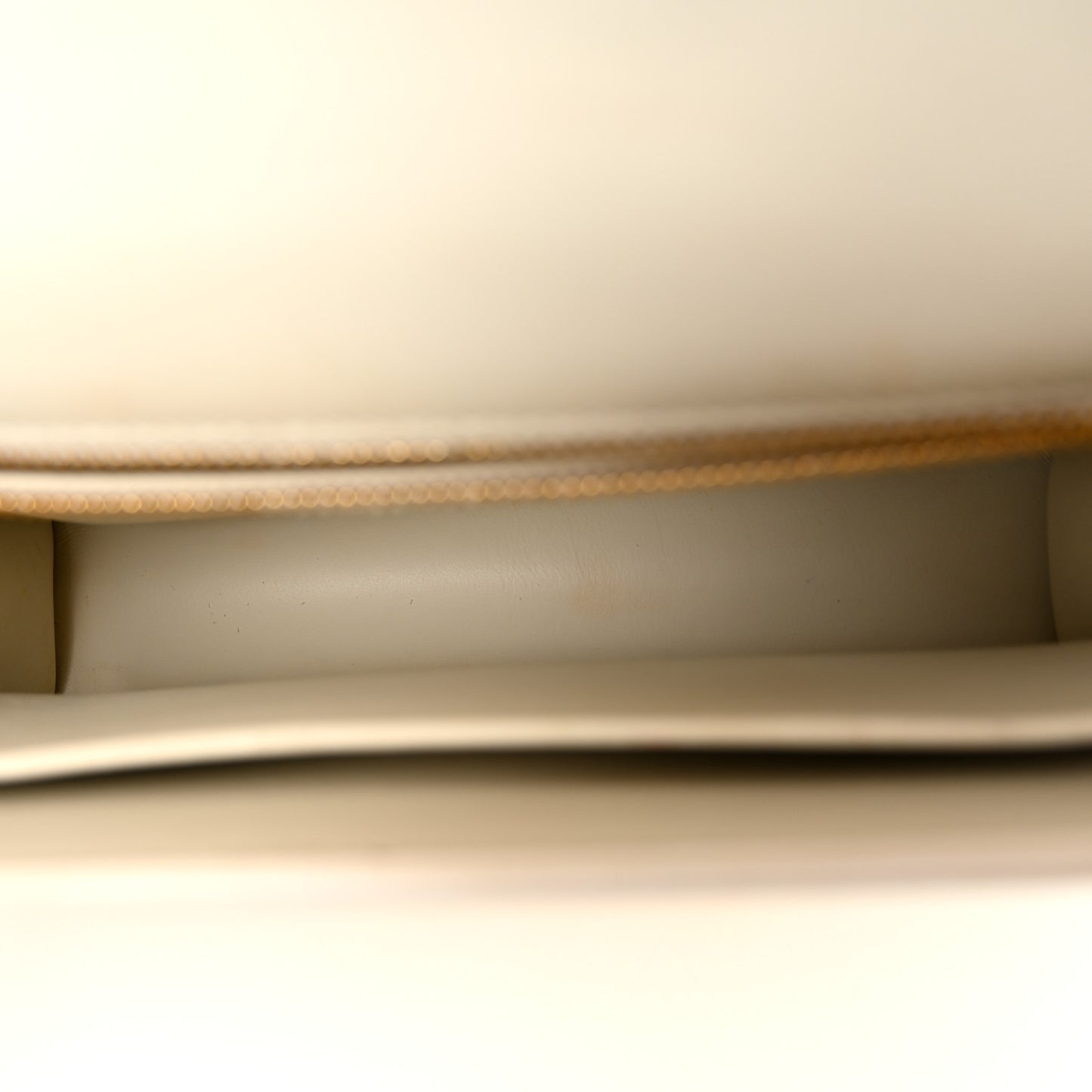 Grained Calfskin 30 Montaigne Flap Bag White