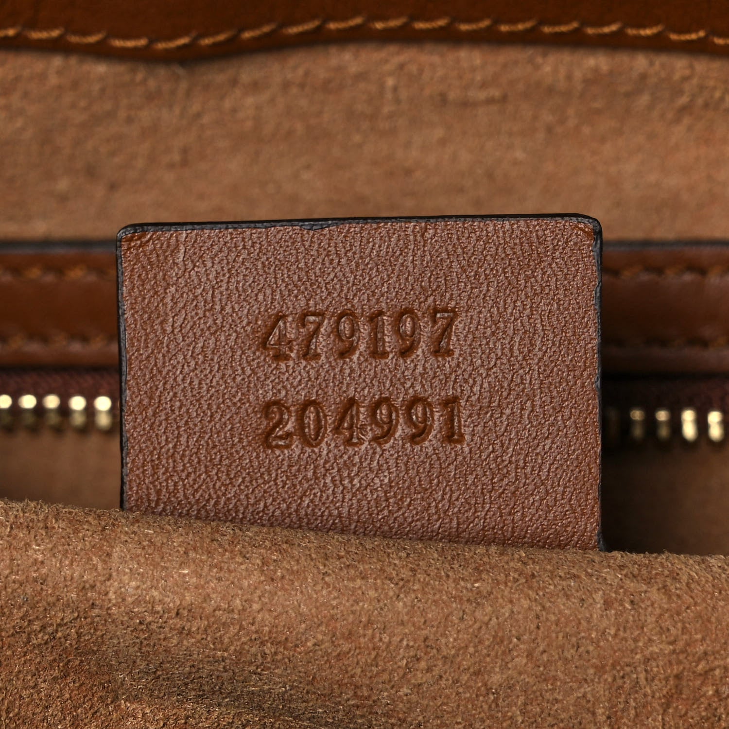 Gucci GG Supreme Monogram Medium Padlock Tote Beige Cuir 7 of 9