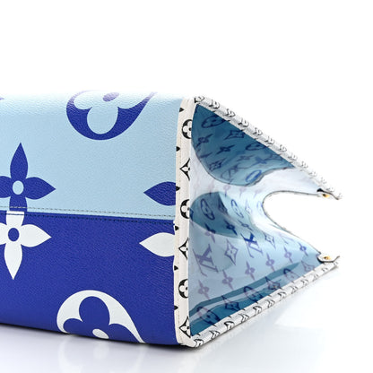 Louis Vuitton Monogram Giant Forte Dei Marmi Onthego Blue 10 of 13