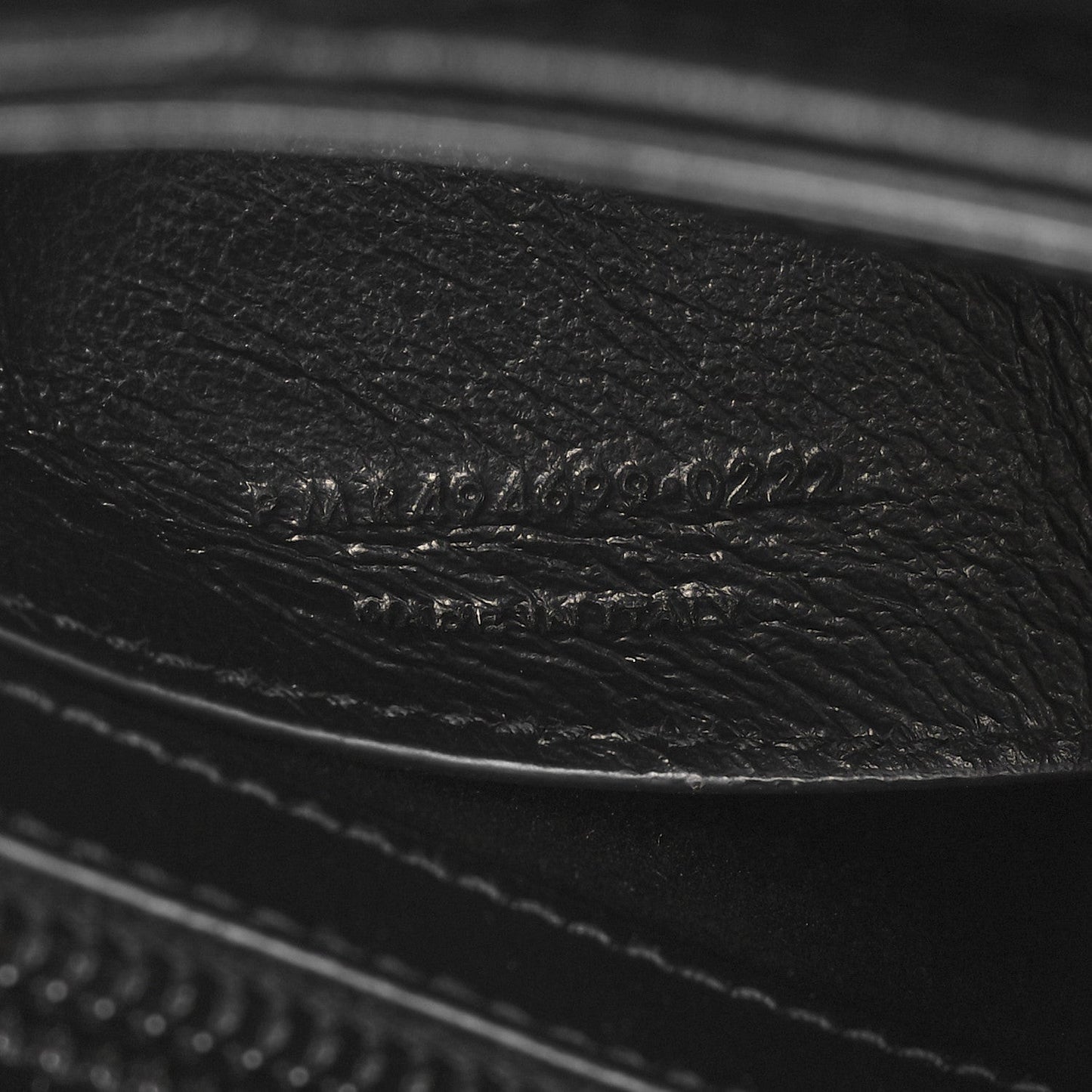 Calfskin Y Quilted Monogram Monochrome Small Loulou Chain Satchel Black