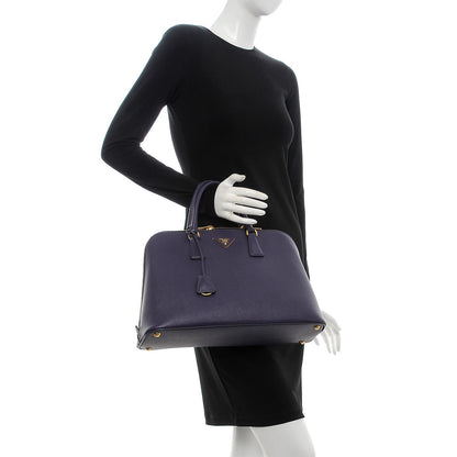 Prada Saffiano Lux Large Promenade Tote Viola 2 of 8
