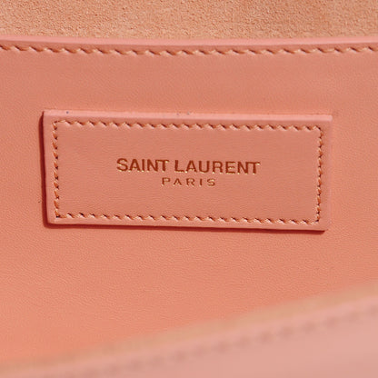 Saint Laurent Calfskin Classic Monogram Clutch Glossy Blush 7 of 8