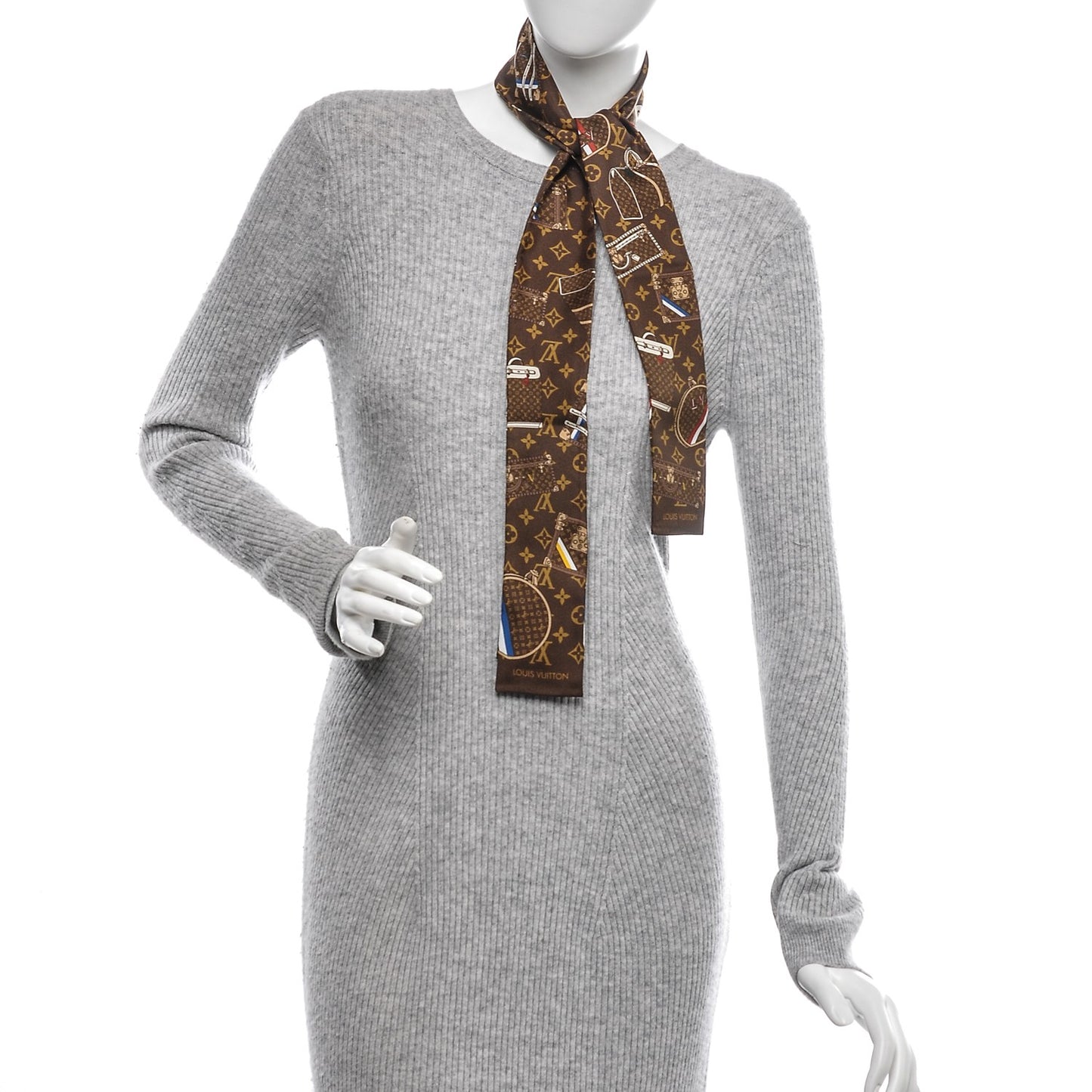 Silk Monogram Trunks Bandeau