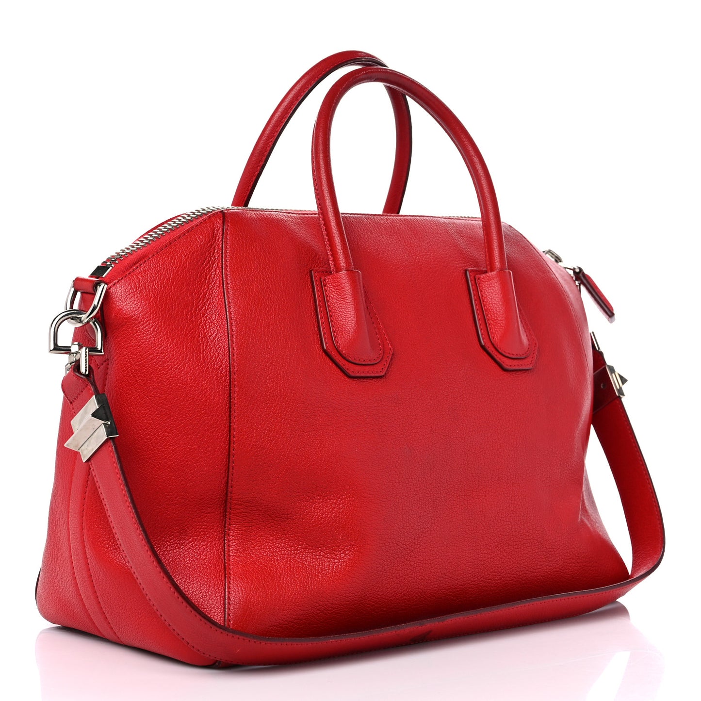 Sugar Goatskin Medium Antigona Red