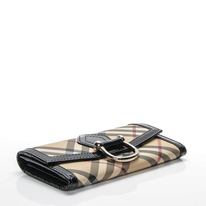 Burberry Nova Check Continental Wallet Black 4 of 7
