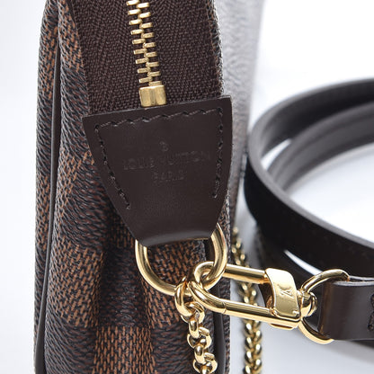 Louis Vuitton Damier Ebene Eva Clutch 6 of 9