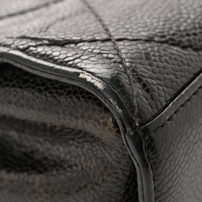 Chanel Crumpled Grained Calfskin Medium CC Crave Flap Black 11 of 14